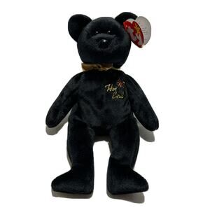 Ty Beanie Baby The End Black Bear 1999 With Tag